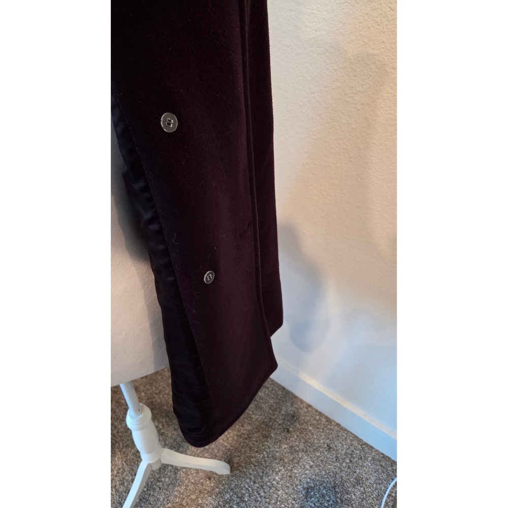 Brooks Brothers Pea Coat Wool Blend Double Breasted Tailored Purple Classic 10 - Picture 15 of 16